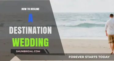 Gracefully Declining a Destination Wedding: Tips for Saying No with Tact