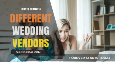 Gracefully Declining Wedding Vendors: Tips for Polite and Professional Rejections