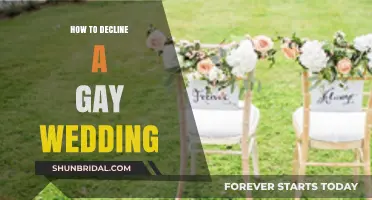 Respectfully Declining a Gay Wedding Invitation: A Guide to Gracious Refusal