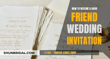 Declining a Wedding Invite: Navigating Friendship and Boundaries