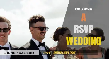 Declining a Wedding RSVP: Gracefully Bowing Out