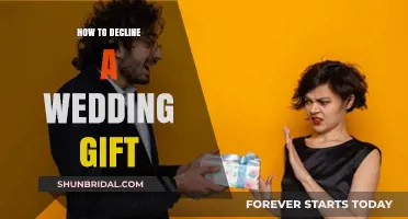 Gracefully Declining Wedding Gifts: A Guide to Thoughtful Refusals