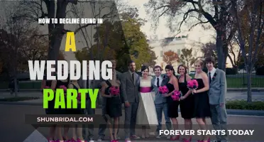 Gracefully Declining a Wedding Party Invitation: Tips for Saying No