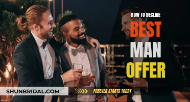 Declining the Best Man Offer: Navigating Friendship and Honesty