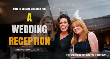 Declining Children's Wedding Reception Invites: Etiquette and Tips