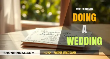 Gracefully Declining Wedding Requests: A Guide to Saying No Thoughtfully