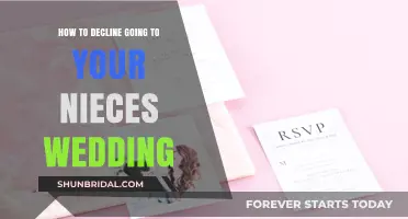 Gracefully Declining Your Niece's Wedding Invitation: A Guide to Saying No