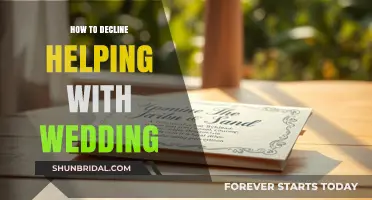 Gracefully Declining Wedding Requests: A Guide to Setting Boundaries