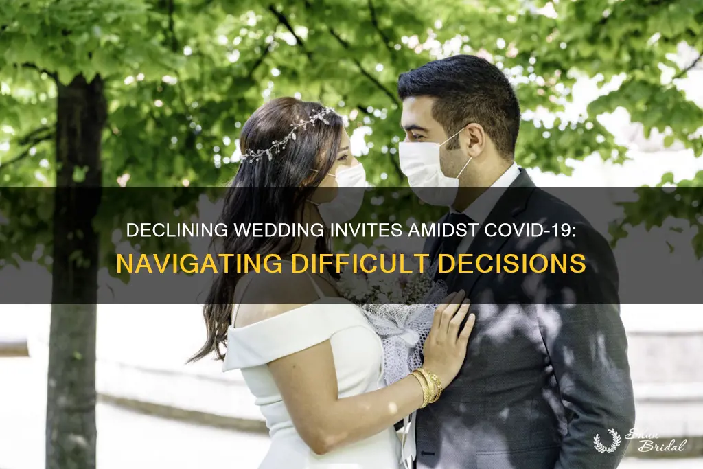 how to decline wedding invitation coronavirus