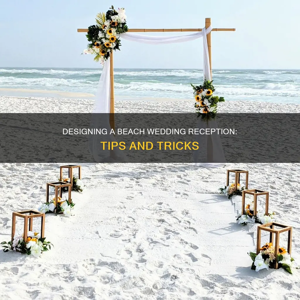how to decorate a beach wedding reception