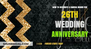 Celebrate 26 Years: Creative Canvas Board Decor Ideas for Your Anniversary