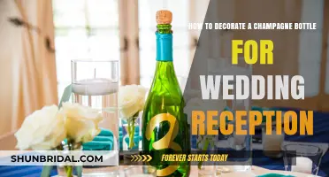 Champagne Bottle Decor for Your Wedding Reception