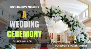 Elegant Church Wedding Decor: Transforming Sacred Spaces for Your Big Day