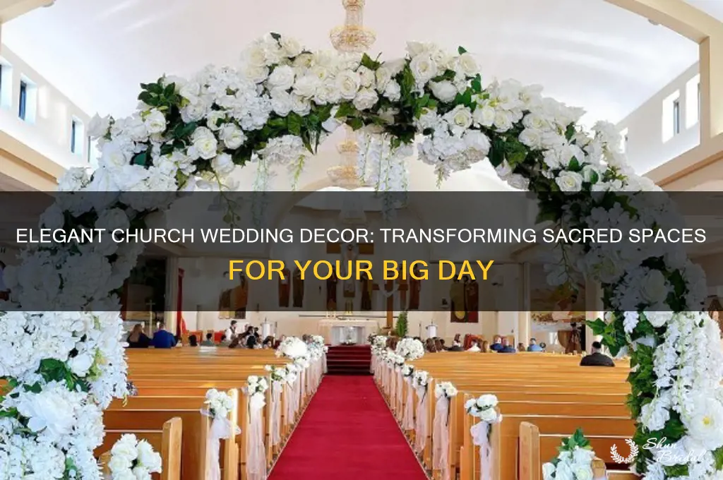 how to decorate a church for a wedding ceremony