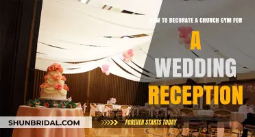 Transforming Church Gyms: Wedding Reception Decor Ideas