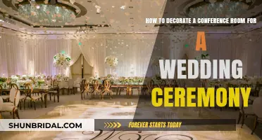 Transforming Conference Rooms into Elegant Wedding Ceremony Spaces: Creative Decor Tips