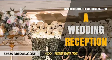Cultural Hall Wedding Decor: Tips and Tricks