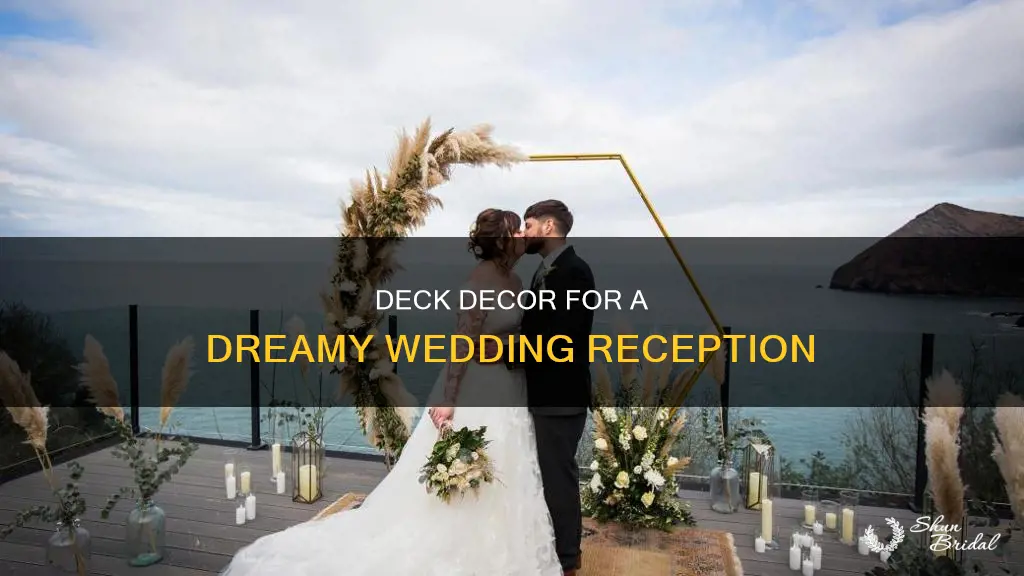 how to decorate a deck for a wedding reception