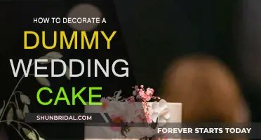 Crafting a Beautiful Dummy Wedding Cake: Tips and Tricks