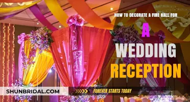 Fire Hall Wedding: Decorating for a Magical Reception