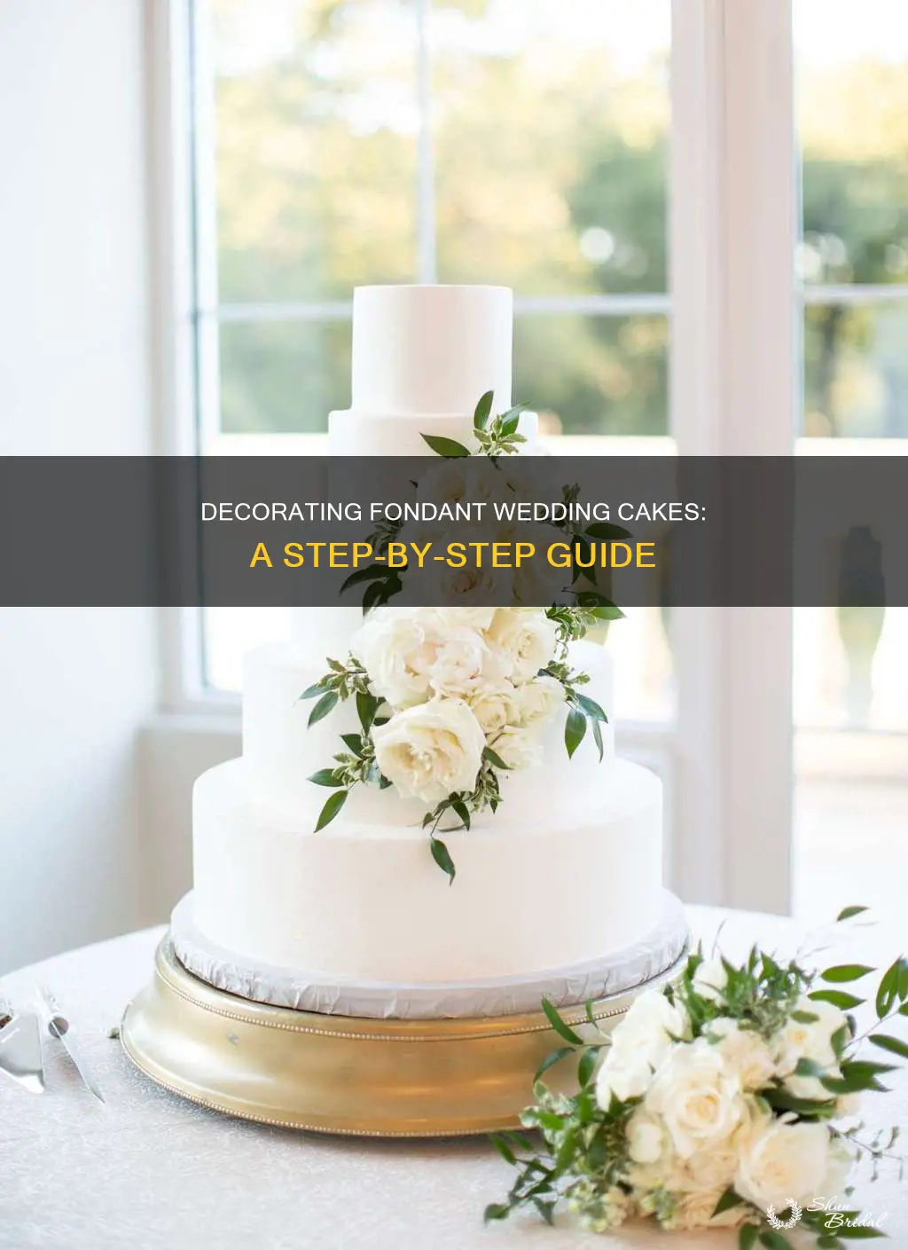 how to decorate a fondant wedding cake