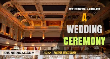 Elegant Wedding Hall Decor: Creative Ideas for a Magical Ceremony