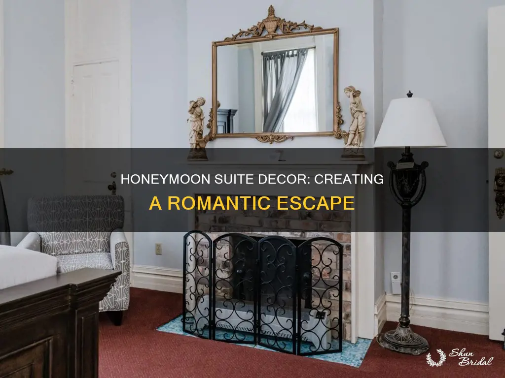 how to decorate a honeymoon suite