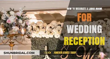 Decorating Large Wedding Reception Spaces: Tips and Tricks