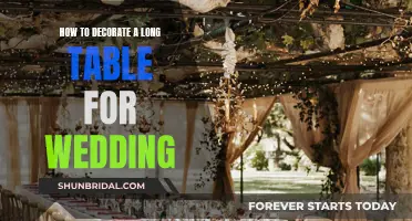 Long Table Wedding Decor: Simple, Elegant, and Affordable Ideas