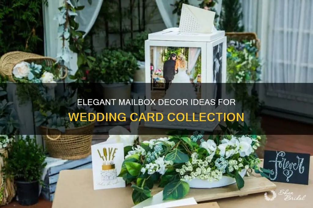 how to decorate a mailbox for wedding cards