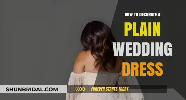 Personalizing Your Plain Wedding Dress: Creative Ways