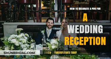 Pub Wedding Reception: Decorating Tips and Tricks