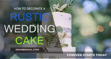 Rustic Wedding Cake Decor: Simple, Natural Charm