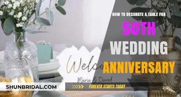 Elegant Table Decor Ideas for a Golden 50th Wedding Anniversary