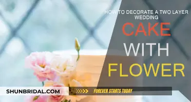 Designing a Floral Two-Tier Wedding Cake