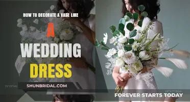 Vases Dressed Up: Wedding-themed Decor Ideas