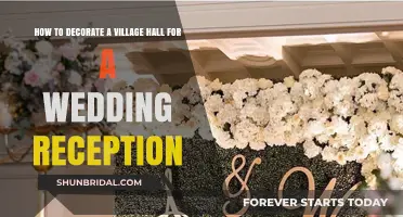 Village Hall Wedding: Decorating Tips and Tricks