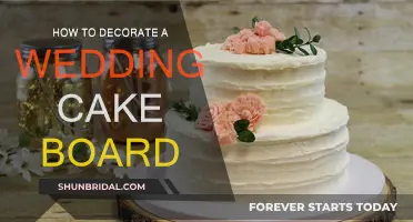 Wedding Cake Board Decor: Tips for a Stunning Display