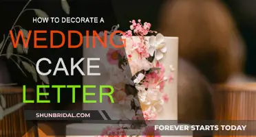 Decorating Wedding Cake Letters: A Simple Guide