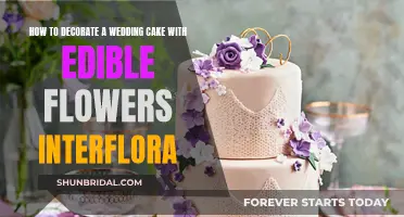 Decorating Wedding Cakes: Edible Flowers from Interflora