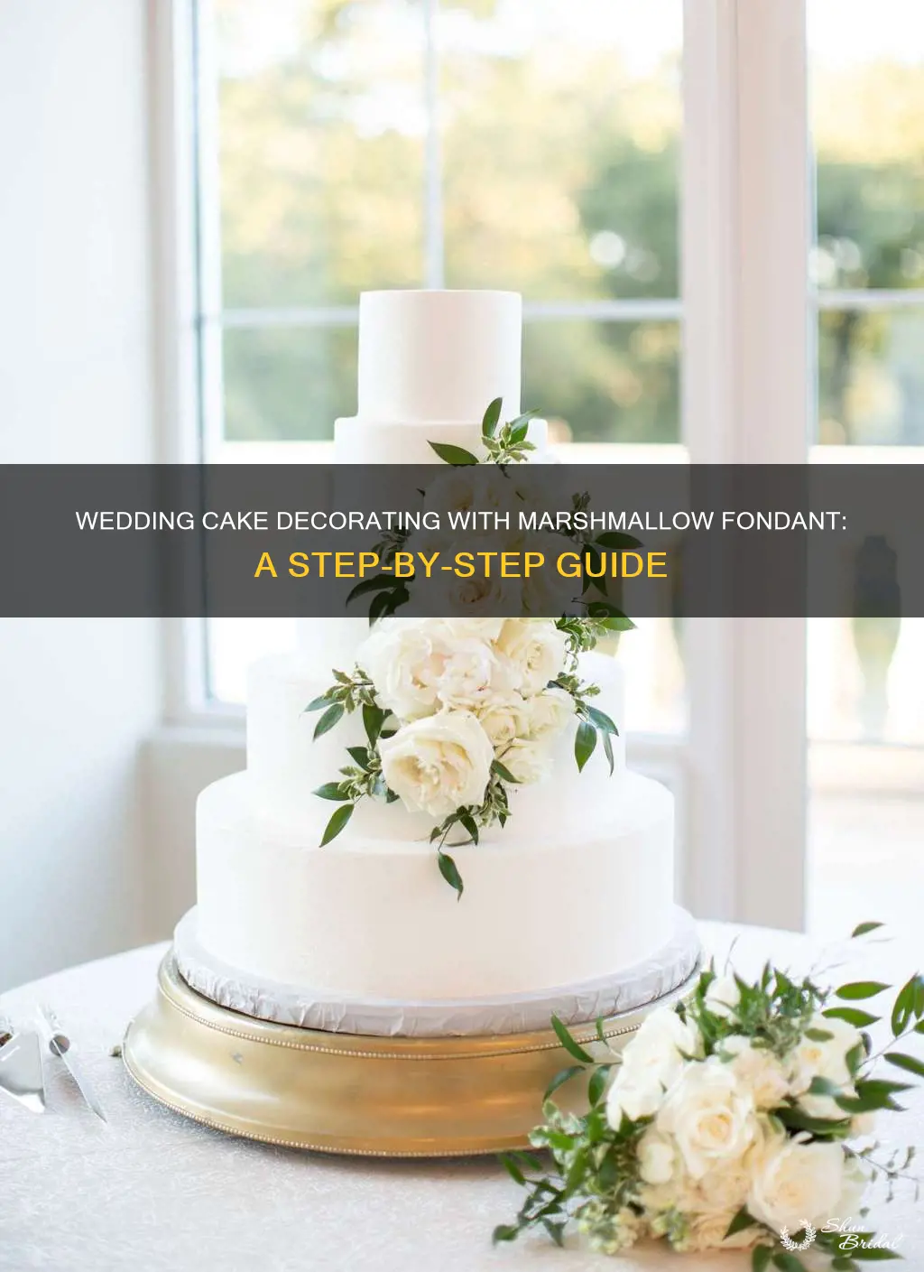 how to decorate a wedding cake with marshmallow fondant