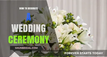 Elegant Wedding Ceremony Decor: Creative Ideas for a Magical Celebration