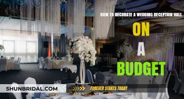 Wedding Reception Hall Decor: Budget-Friendly Ideas