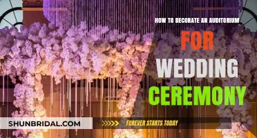 Elegant Auditorium Wedding Decor: Transforming Spaces for Unforgettable Ceremonies