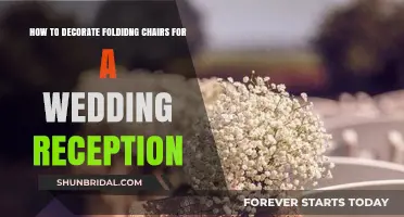 Folding Chair Wedding Decor: Creative Ways to Spruce Up Your Reception