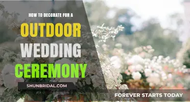 Elegant Outdoor Wedding Decor: Tips for a Stunning Ceremony Setup