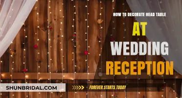 Head Table Wedding Decor: Simple Tips for a Stunning Display