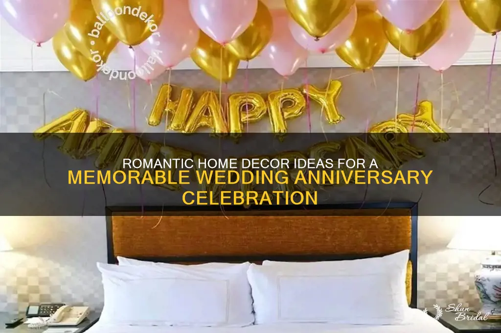how to decorate home for wedding anniversary
