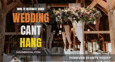 Creative Ways to Decorate Your Wedding Venue Without Hanging Anything