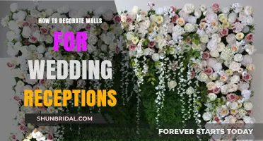 Decorating Walls for a Wedding Reception: Creative Ideas